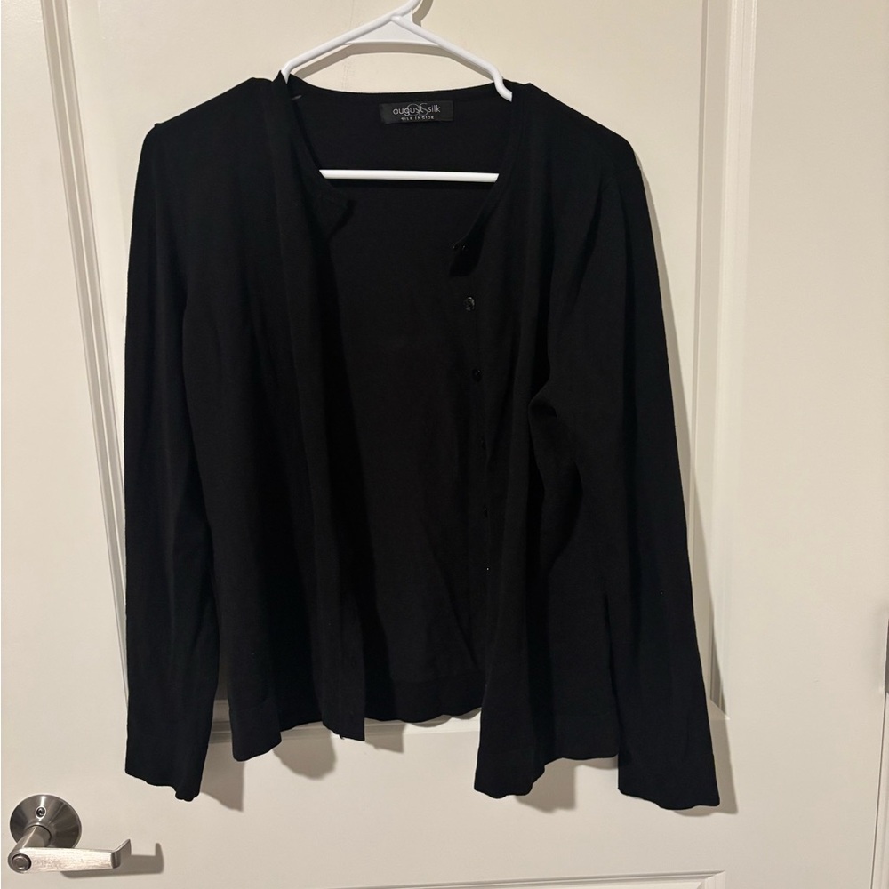 Black sweater with buttons